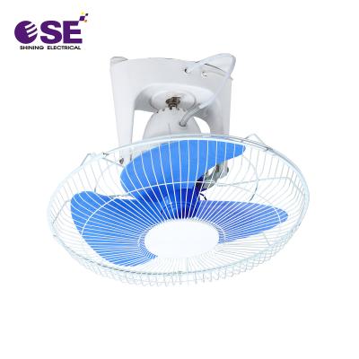 China Factory Industrial Use Hotel Guinea Wall Hanging Electric Iron 3 Blade 16 Inch Wall Fan for sale