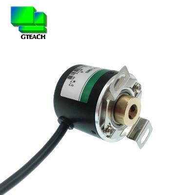 China Shaft 8mm Diameter 38mm Photoelectric Rotary Speed ​​Sensor Half Empty Rotary Encoder Hollow Incremental Encoder for sale