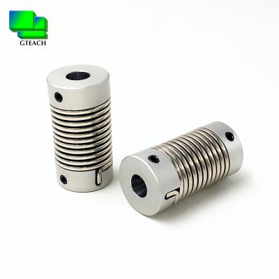 China Stainless Steel ST Series Stainless Steel Spring Bellows Coupling Elastic Coupling For Rotary Encoder 6-6mm for sale