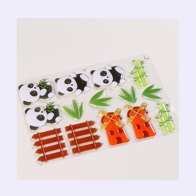 China Pet + chocolate panda cake decoration chocolate transfer molding can be customized hand-painted transfer paper for sale