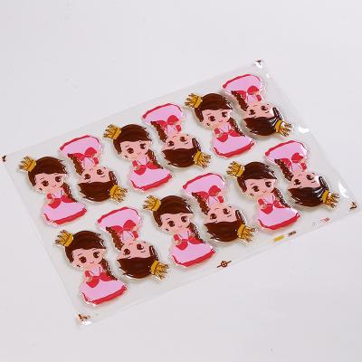 China Viable Storage Princess Cake Decorated Chocolate Transfer Molding Edible Simple Wind Hand Painted Transfer Paper for sale