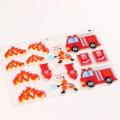 China Sustainable storage Firemen cake decoration INS wind edible transfer mold can be customized with chocolate plug-in for sale