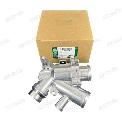 China LR032135 LR035124 AJ812976 3.0 V6 5.0 V8 Aluminum Thermostat Housing For Range Rover for sale