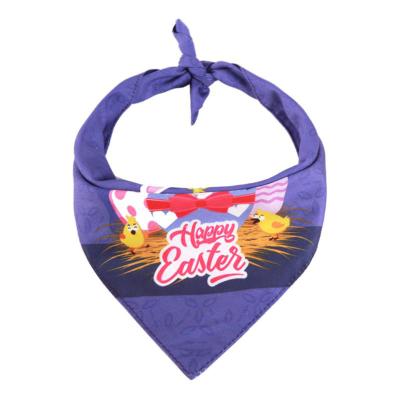 China New Viable Popular Scarf Triangular Simple Classic Dog Cotton Triangle Pet Bandana for sale