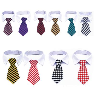 China Fashion Viable Custom Cheap Pet Accessories Neck Dog Bow Tie Adjustable Pet Collar for sale