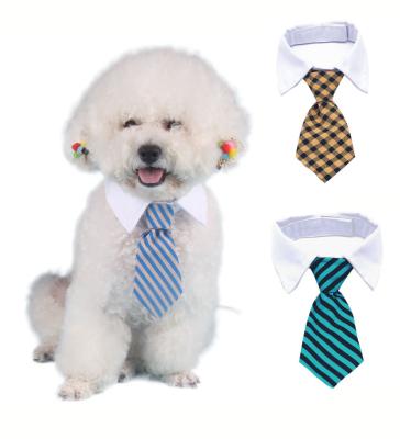 China Viable Wholesale Cheap Fashion Neck Dog Bow Tie Pet Accessories Adjustable Pet Collar for sale