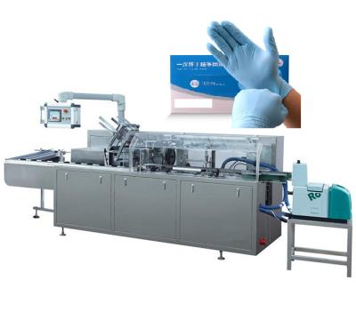 China machinery & Hardware Machinery & Surgical Glove Dress Box Cardboard Material Packaging Machine For Latex Gloves Mask Packing Machine Glue Sealing Box for sale