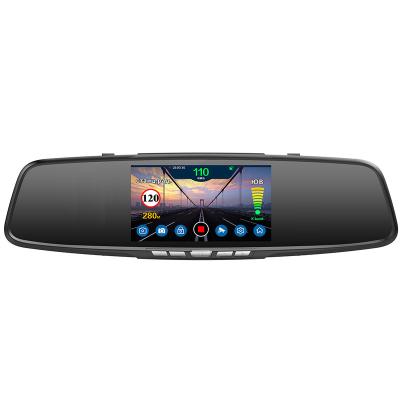 China 3 In 1 Rear View Mirror Radar Detector 5 Inch HD Speed ​​CamCar Dash Camera for sale