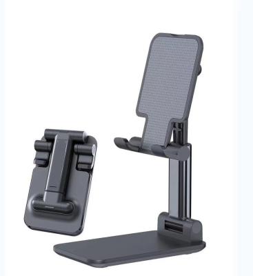 China On the Table 2021 Mobile Accessories Universal Aluminum Cell Phone Desk Stand, Adjustable Foldable Mobile Phone Stand for sale