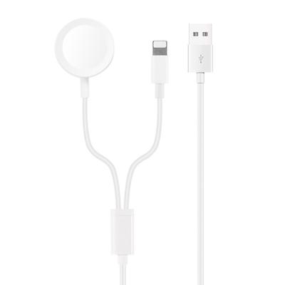 China Iwatch 2in1 Magnetic Dock USB Charger Charging Cable For iPhone Apple Watch 5/4/3/2/1 for sale