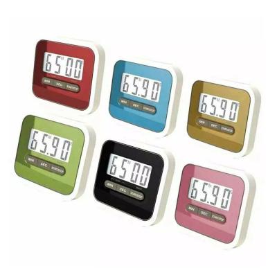 China Sustainable Magnetic LCD Kitchen Timer Digital Cooking Timer Count Down High Loud Clock Time Clock Alarm Beeper for sale