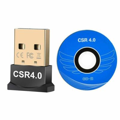 China For Mini PC Laptop USB Bluetooths Adapter Dongle Receiver CSR V4.0 Wireless For Windows 7/8/10 Laptop PC for sale