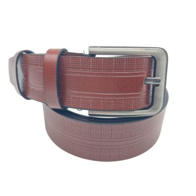 China Direct Factory Supply Business Men Super Fiber Material Layer Leather Belts In Stock With 40+ Textures Embossing Surface Optional for sale