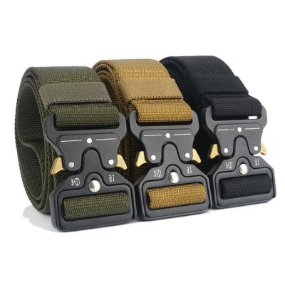 China 2022 new custom leisure multifunctional outdoor nylon military tactical belt for men for sale