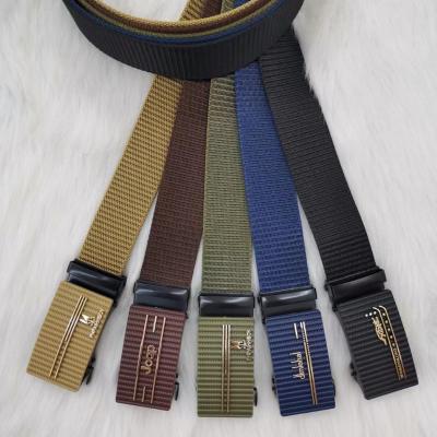 China Durable High Quality Multiple Buckles Optional Automatic Strap Buckle Nylon Military Tactical Belts FOR Outdoor for sale