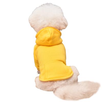 China Sustainable Wholesales Pets Custom Clothes Plain Blank Dog Hoodie Pet Clothes for sale