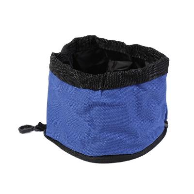 China Custom Factory Direct Viable Outdoor Portable Cloth Travel Zipper Round Waterproof Pets Oxford Pet Wheels For Dog Cat for sale