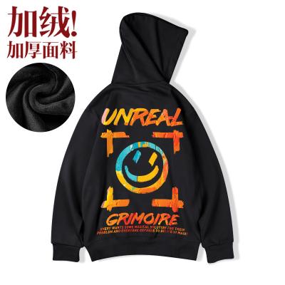 China Anti-wrinkle European And American Hooded Plush Small Fat Man High Street Devil Sweater for sale