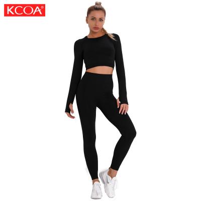 China New Arrival Breathable Soft Plus Size Yoga Sport Gym Wear Sets Compression for sale