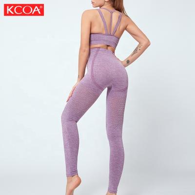 China Factory Direct Breathable Gym Fitness Yoga Yoga Wear Sports Bra And Legging Set Woman for sale