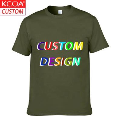 China Low MOQ China Anti Shrink Custom Screen Printing Cotton Basic T Shirt For Men for sale