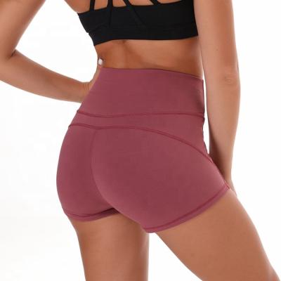 China Custom Made Spandex Antibacterial Quick Dry Workout Moisture Booty Dance Yoga Girl Gym Shorts for sale