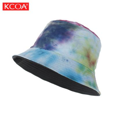 China Wholesale 2020 Soft And Breathable In Running Fashion Tie Dye Bucket Hat Reversible Fisherman Hat for sale