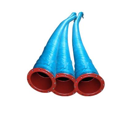 China Industrial large diameter 8 inch flexible rubber hose for water suction and discharge for sale