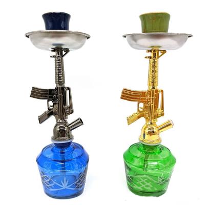 China Morden NO MOQ in stock small glass hookah sheesha hookah shisha hookah ak47 for sale