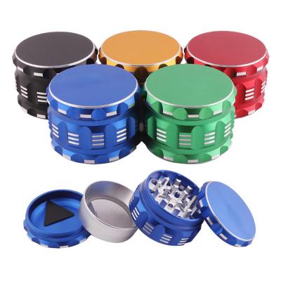 China Easy Rolling NO MOQ 4 Layer New Design Small 63mm Purple Zinc Alloy Herb Grinder Herb Grinder for sale