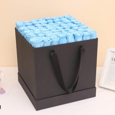 China Preserved Roses Wholesale New Style Romantic Roses Gift Box Eternal Preserved Roses Forever For Valentine's Day Gift for sale