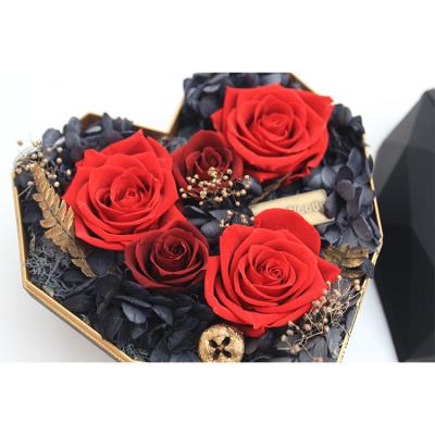 China Best Touch Natural Wholesale Preserved Roses Eternal Gift Roses In Box for sale