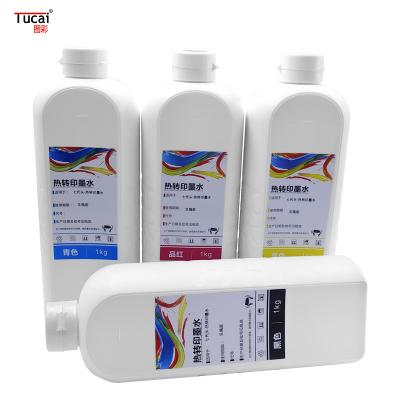 China 1000ml  Printing cloths sublimation Ink Compatible Epson Dx5 Dx7 Xp600 Tx800 5113 4720 for sale