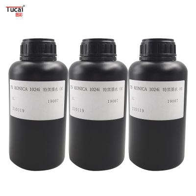 China 1000ml/Bottle BK UV Inkjet Ink Waterproof For QR Code And Barcode Printing for sale