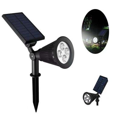 China Garden 7 Led /4 Led Changeable Color Outdoor Led Solar Garden In-ground Lamp Lights for sale