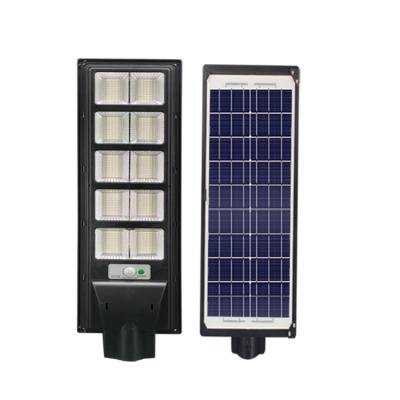 China ROAD ip65 high brightness ABS exterior body solar lights all in one system solar led street light for sale