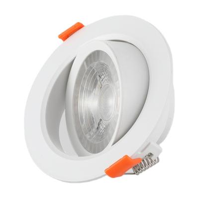 China Modern indoor high quality lens ac85-265V round 3w white SMD housing spotlight in led downlight for sale