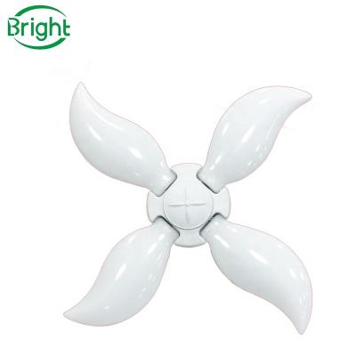 China High brightness high power 360 angle 5 leaf 75W fan blade e27/B22 led foldable led bulb light lighting for sale