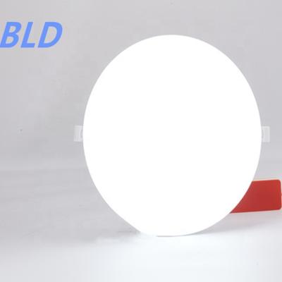 China AC85 265V 22w Modern Round Recessed Round Cb CE LED Flat Flat Frameless Panel Light for sale