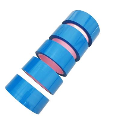 China Tensile Strength 25 Lbs/in Blue Masking Tape with Solvent Resistance for sale