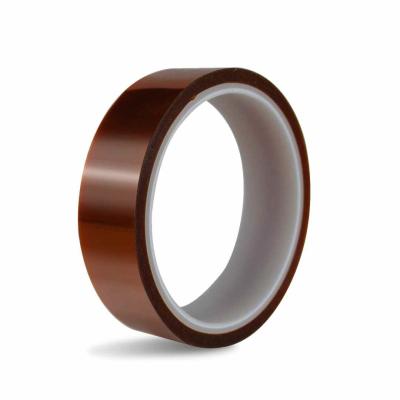 China Round Collar Polyimide Tape with 260℃ Heat Resistance / Moisture Proof Technology for sale