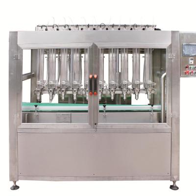 China 2.4.6.8 .10head Pneumatic Food Filling Machine Eight-oven Filling Machine Hypochlorite Acid Filling Machine for sale