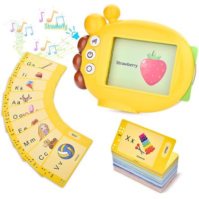 China ABS Kids Toddler Toys English Grammar Audible Talking Flash Cards Learning Educational Toys for sale