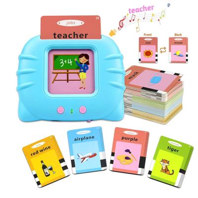 China ABS Kids Kindergarten Educational Electronic Magnetic Audible Arabic Flash Cards Early Education Talking Toys For Big for sale