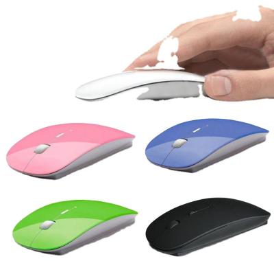 China Wholesale Cheap Slim Thin Optical 2.4G Gaming Computer Wireless Mouse For Mac Laptop Windows for sale