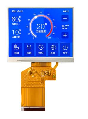 China 3.5 Zoll LCD-Display TFT IPS-Bildschirm 1000nits Helligkeit mit 54-Pin-RGB-Schnittstelle zu verkaufen