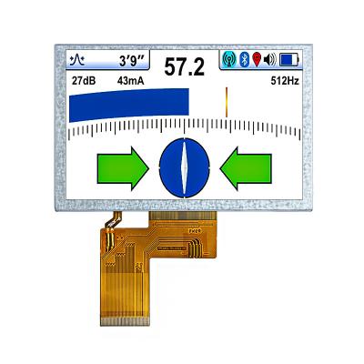 China 4.3inch High Brightness TFT Display 300nits TN LCD Screen With 40pinRGB Interface for sale