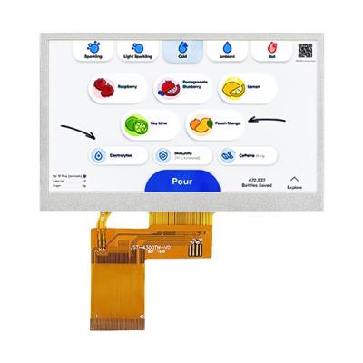 China IPS Type 4.3 TFT LCD Module  1200nits High Brightness And Wide Temperature for sale