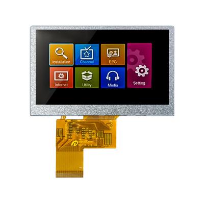 China Normally Black Transmissive 4.3 Inch TFT LCD Display With 40pinRGB Interface for sale