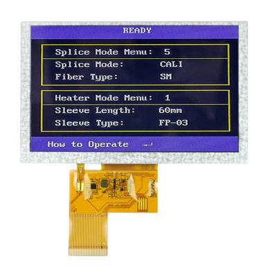 China 250nits Helderheid 5 inch TFT LCD Display Module met 40pin RGB-interface Te koop